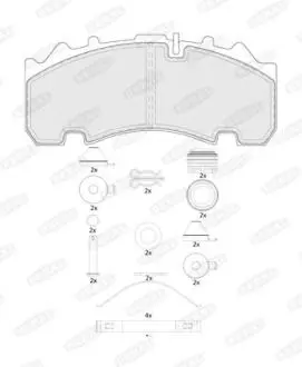 Автозапчасть BERAL BCV29263TK