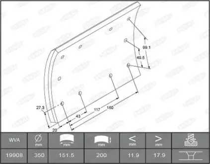 Автозапчасть BERAL KBL1990801647