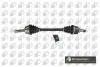 Полуось Peugeot 207 1.4i 08- (21/22) 655mm Л. BGA DS6732L (фото 1)