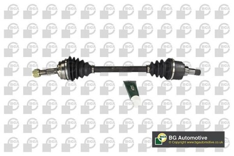 Полуось Peugeot 207 1.4i 08- (21/22) 655mm Л. BGA DS6732L