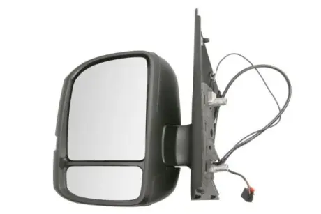 Бокове дзеркало Лів (ручне, опукле, short arm, з індикатором, антена) MAN TGE, VW CRAFTER II, GRAND CALIFORNIA 03.17- BLIC 5402011999316P