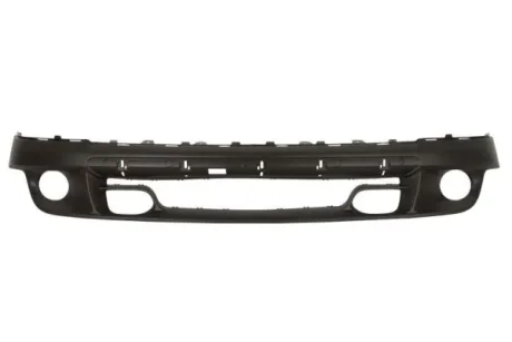 Бампер (передн, з отворами для спойлера, з отвором для галогенних фар, чорн) DODGE DURANGO III 01.11-12.13 BLIC 5510000926902P