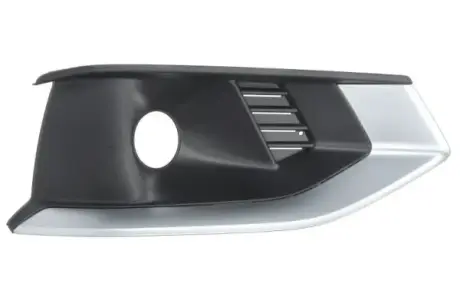 Решітка бампера передн Прав (пластик, темно-сірий/чорн) AUDI A4 B9 05.19- BLIC 6502070030912P