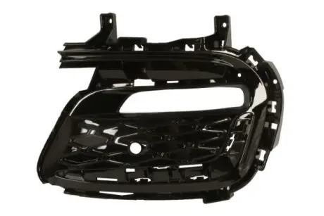 Решітка бампера Прав (з отворами для парктроніка, пластик, чорн глянець) CHRYSLER PACIFICA 03.20- BLIC 6502070945914P