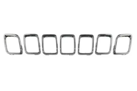 Накладка / молдинг решітки (комплект, хром) JEEP COMPASS II 11.16-10.22 BLIC 6502073217992P