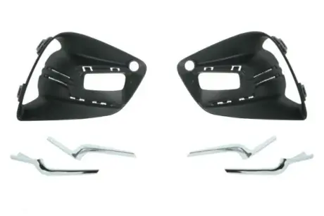 Решітка бампера передн Лів/Прав (пластик, чорн) RENAULT CLIO V Ph I 09.19-03.23 BLIC 6502076001914P