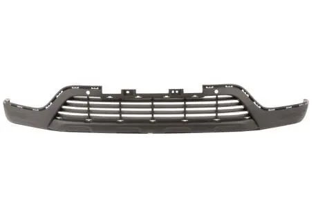 Решітка бампера передн (середн, з отворами для парктроніка, пластик, чорн) RENAULT KOLEOS II HC 04.16- BLIC 6502076054911P