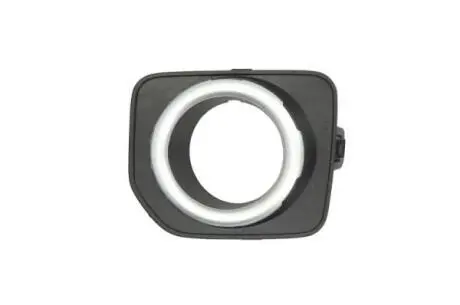 Решітка бампера передн Лів (срібна рамка, з отвором для галогенних фар, чорн) LAND ROVER DISCOVERY IV 09.09-12.18 01.14-12.15 BLIC 6502076490913P