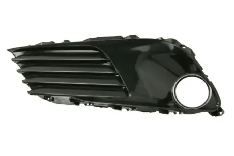 Решітка бампера передн Лів (з місцем для накладки/молдинга, з отвором для галогенних фар, пластик, чорн глянець) TOYOTA AURIS E18 05.15-03.18 BLIC 6502078118913FP