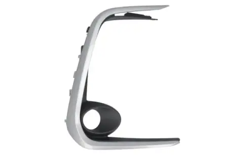 Решітка бампера передн Прав (з отвором для галогенних фар, пластик, сірий/хром) TOYOTA COROLLA SDN E21 03.19-05.22 BLIC 6502-07-8140916PP