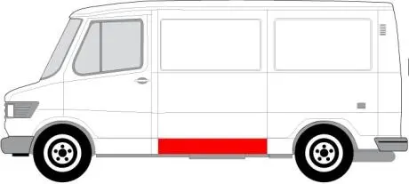 Ремкомплект бокового молдингу BLIC 6505063545001K