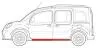 Prуg L/P (reperaturka, czкњж dolna, dі. 176cm) RENAULT KANGOO 02.08- BLIC 6505066011017P (фото 2)