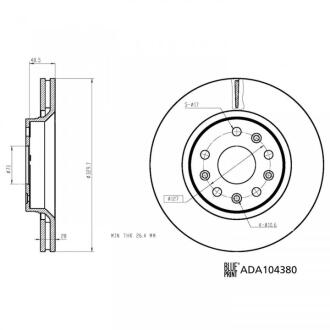 Автозапчасть BLUE PRINT ADA104380
