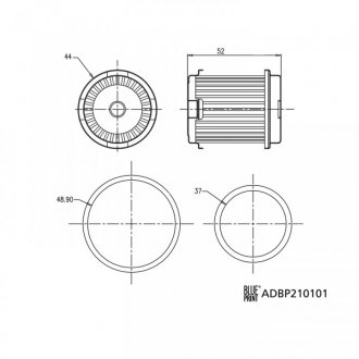 Гідравлічний фільтр коробки передач BLUE PRINT ADBP210101 (фото 1)