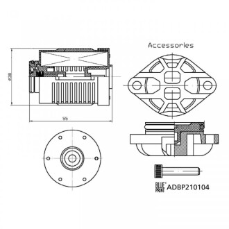 Фільтр АКПП BLUE PRINT ADBP210104