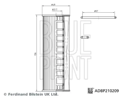 Автозапчасть BLUE PRINT ADBP210209