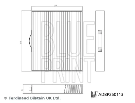 Автозапчасть BLUE PRINT ADBP250113