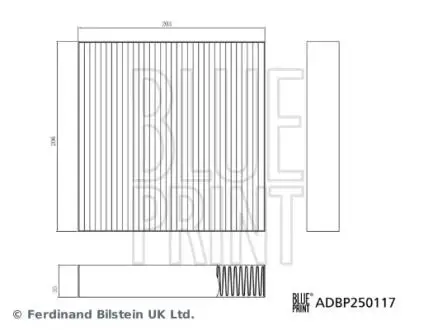 Автозапчасть BLUE PRINT ADBP250117