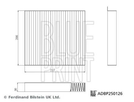 Автозапчасть BLUE PRINT ADBP250126