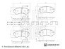 Колодки гальмівні (передні) Citroen Jumper/Fiat Ducato/Peugeot Boxer 2.0-3.0HDi 06- R16(з датчиком) BLUE PRINT ADBP420107 (фото 1)