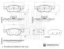 Гальмівні колодки, дискові BLUE PRINT ADBP420116 (фото 1)