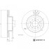 Диск тормозной (передний) Tesla Model 3 17- (320x25) BLUE PRINT ADBP430115 (фото 1)