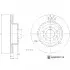 Диск тормозной (передний) Tesla Model 3 17- (320x25) BLUE PRINT ADBP430115 (фото 1)