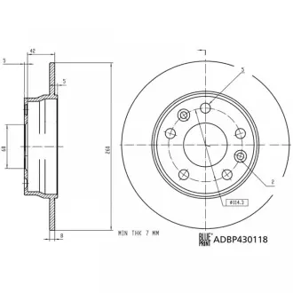 Автозапчасть BLUE PRINT ADBP430118