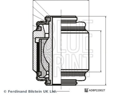 Сайлентблок важіля BLUE PRINT ADBP860194