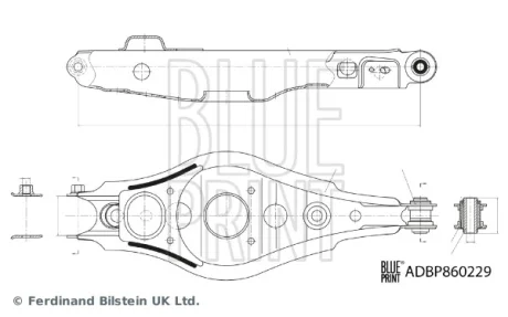 Важіль підвіски BLUE PRINT ADBP860229