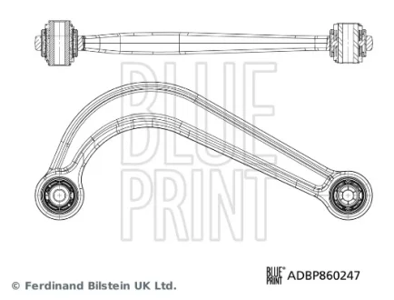 MAZDA Поперечний важіль підвіски ззаду CX-5 (KE, GH) 2.0 AWD 12-17 BLUE PRINT ADBP860247