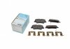Колодки гальмівні (задні) Hyundai Accent IV 1.4-1.6 10-17/Kia Rio 1.4-1.6 10-17/Optima 1.6-2.4 12- BLUE PRINT ADG042127 (фото 1)