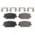 Комплект гальмівних колодок передн, HYUNDAI I30, KIA CEED, OPTIMA 1.0-2.0 05.13- BLUE PRINT ADG042189 (фото 1)