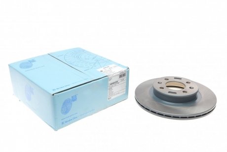 Диск гальмівний (передній) Hyundai i20 1.2 16V 08-14 (256mm) (з покриттям) BLUE PRINT ADG043152
