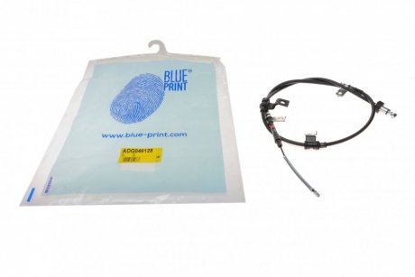 Трос ручника (задній) (R) Hyundai Getz 02-12 (1590mm) BLUE PRINT ADG046128 (фото 1)