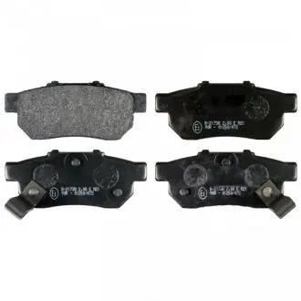 Тормозные колодки (задние) Honda Civic 87-01 (Akebono) BLUE PRINT ADH24254