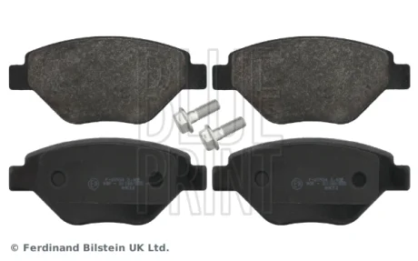 Комплект гальмівних колодок передн, RENAULT MEGANE II 1.4 11.02- BLUE PRINT ADR164215