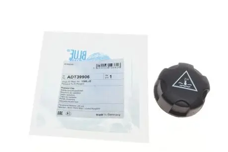 Крышка бачка расширительного Citroen Berlingo/Jumpy/Fiat Scudo 1.4-2.2HDI 04- BLUE PRINT ADT39906