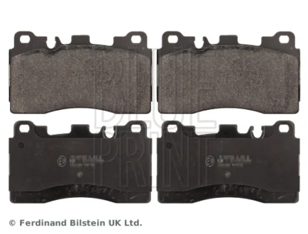 Комплект гальмівних колодок задн, MERCEDES CLS (C218), CLS SHOOTING BRAKE (X218), E T-MODEL (S212), E (W212), SLS AMG (C197), SLS AMG (R197) 5.5/6.2/6.3 08.09- BLUE PRINT ADU174276