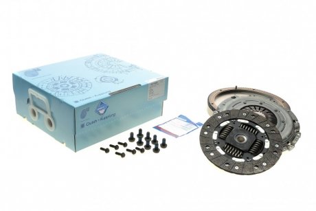 Демпфер (глухий) + комплект зчеплення VW T4 2.4D (55/57kw)/2.5TDI (65kw) 90-03 (+вижимний)(d=227mm) BLUE PRINT ADV183086 (фото 1)