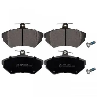 Комплект гальмівних колодок передн, AUDI 100 C3, 80 B4, A4 B5, CABRIOLET B3, COUPE B3, VW PASSAT B5 1.6-2.8 10.86-09.01 BLUE PRINT ADV184269