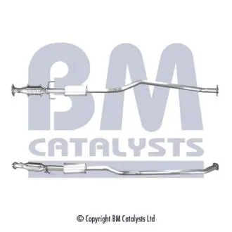 Каталізатор EURO 5 MAZDA 3 2.0 07.13-05.19 BM CATALYSTS BM92214H