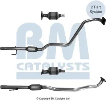 Каталізатор EURO 6 KIA RIO III, RIO IV, STONIC 1.2/1.25 06.11- BM CATALYSTS BM92653H