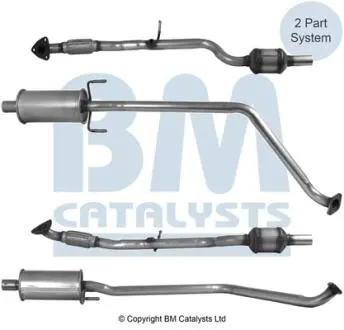 Каталізатор EURO 6 OPEL KARL 1.0/1.0LPG 01.15-03.19 BM CATALYSTS BM92961H