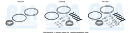 Монтажний комплект, каталізатор BM CATALYSTS FK91259