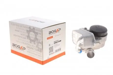 Радиатор масляный BMW 3 (E90/E91)/5 (E60)/x3 (E83/F25) 2.0-3.0 07- N20/N26/N52 BOGAP B1425100