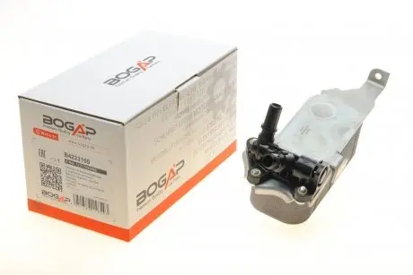 Радиатор масляный АКПП BMW X3 (F25)/X4 (F26) 1.6/2.0/3.0D 10-18 (теплообменник)) BOGAP B4223100