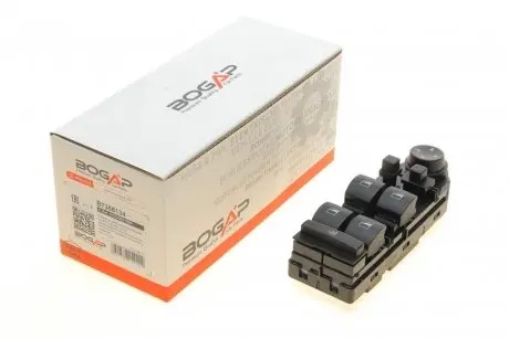 Кнопка склопідіймача (L) BMW 5 (E60) 03-10 M57/N43/N52/N53/N62 (блок) BOGAP B7358134
