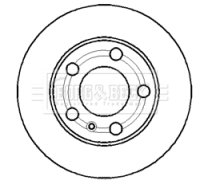 Тормозной диск BORG & BECK BBD4369