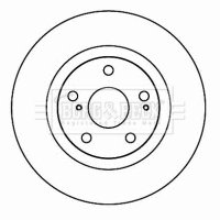 Гальмівний диск BORG & BECK BBD4606